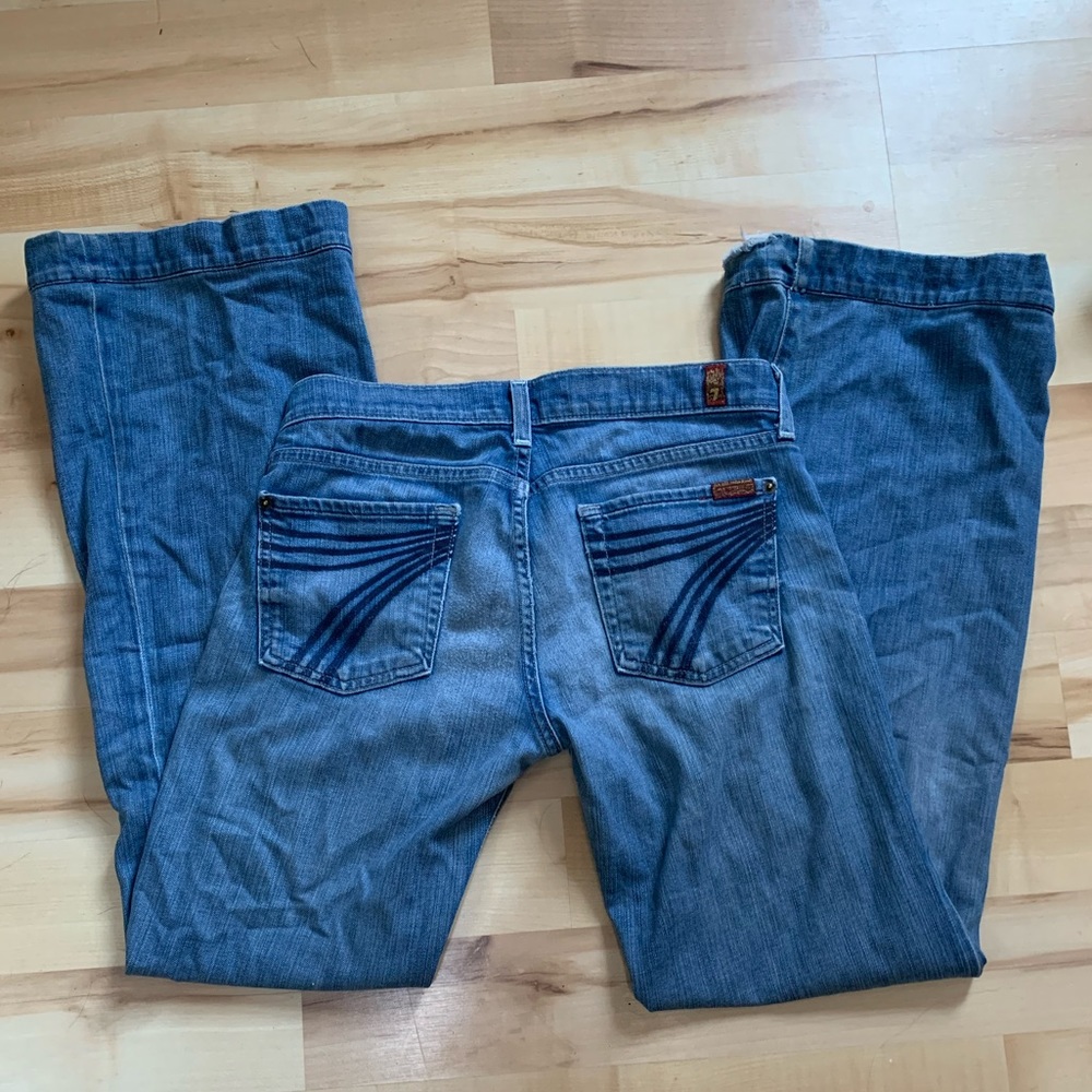 7 for all mankind dojo lightwash jeans